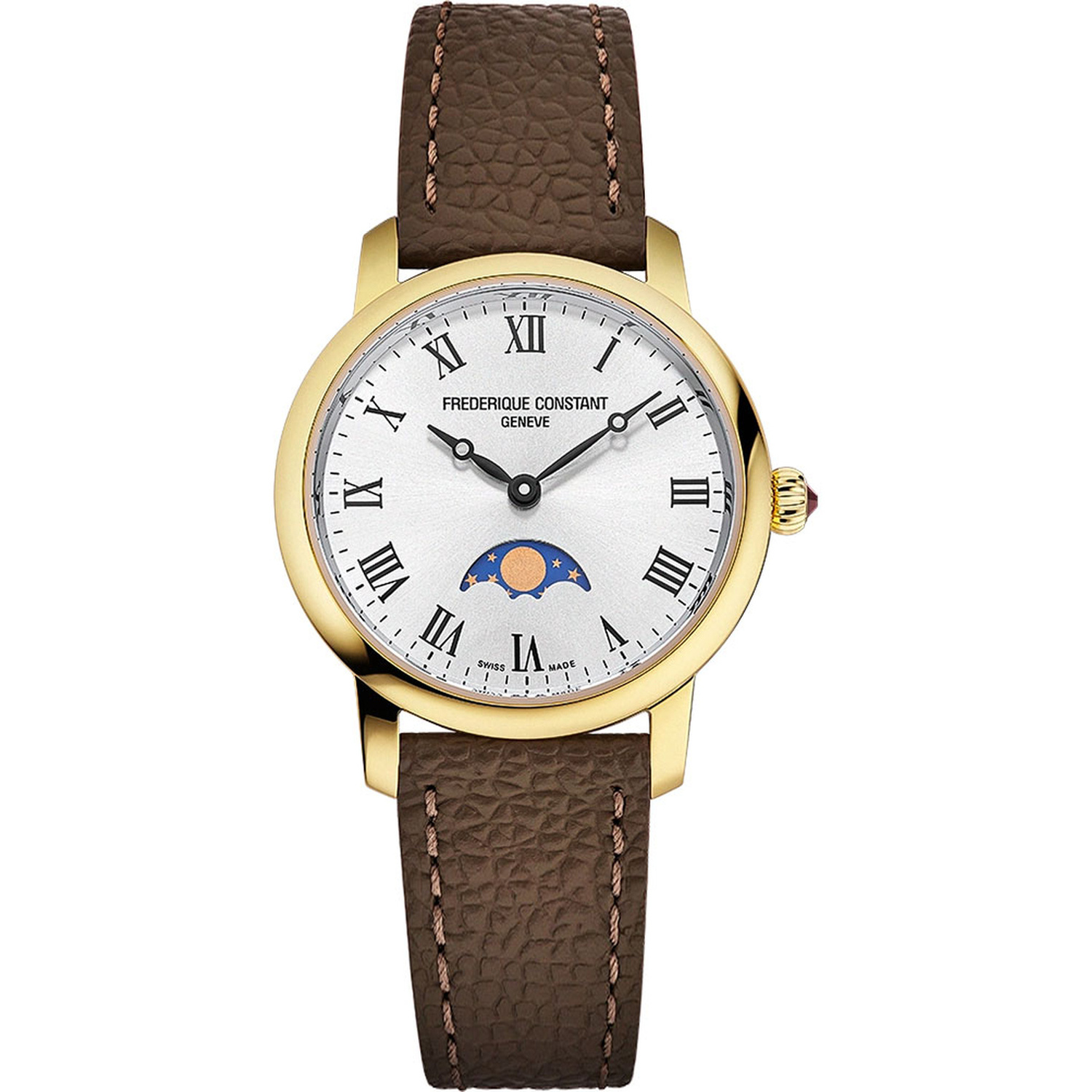 Часы Frederique Constant Slim Line Moonphase FC-206RS1S5